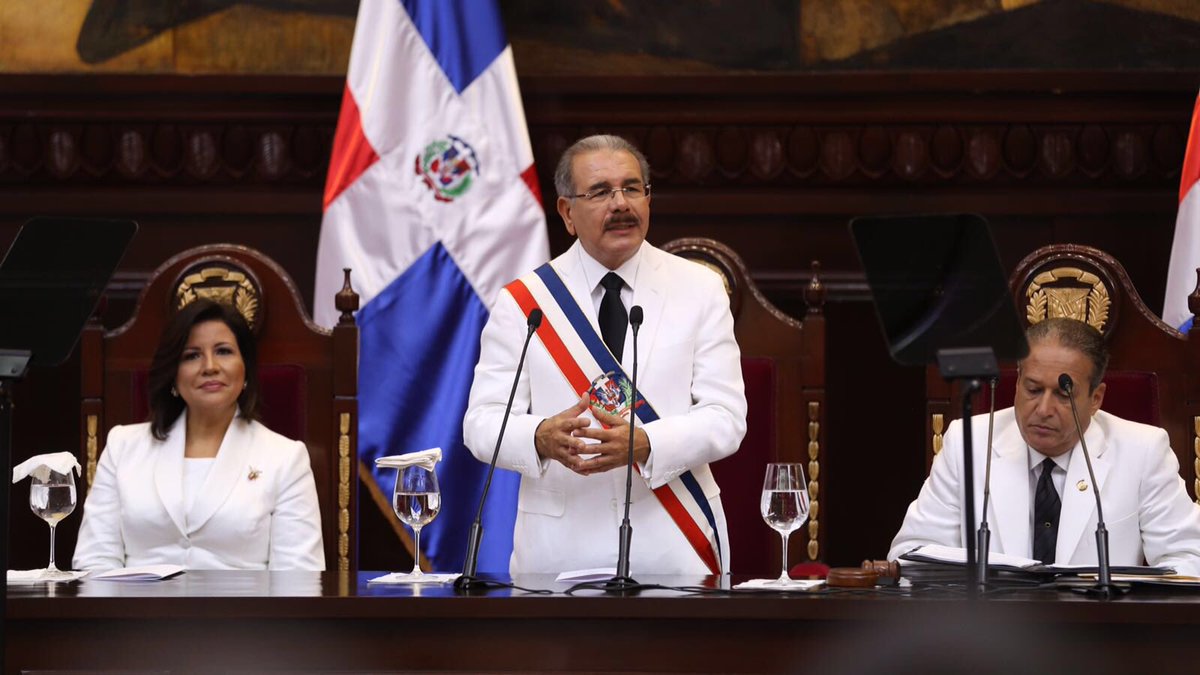  Discurso de juramentación del Presidente Danilo Medina ante la Asamblea Nacional-16 de Agosto de 2016