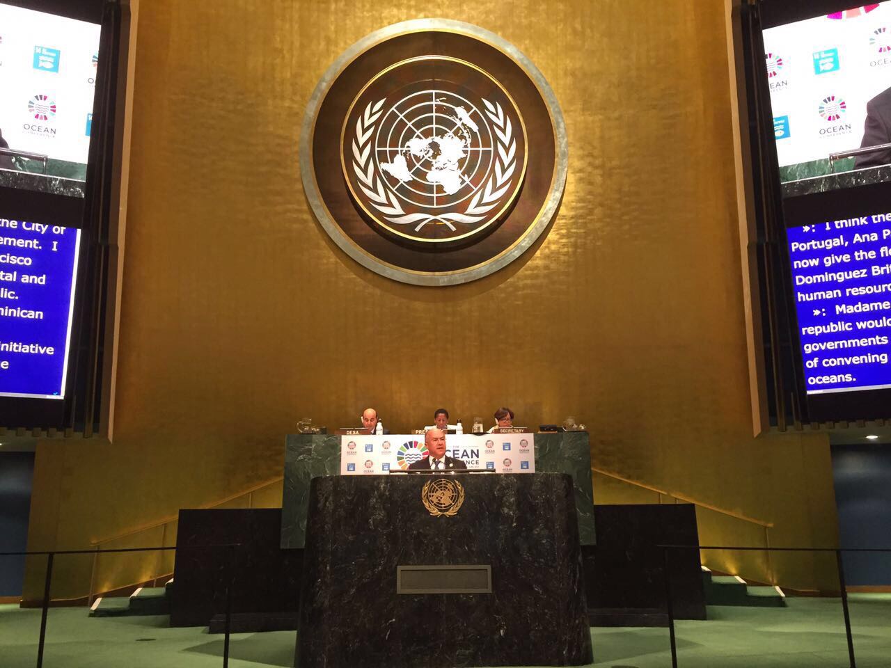  Domínguez Brito clama en la ONU por ayuda en medio ambiente para Haití