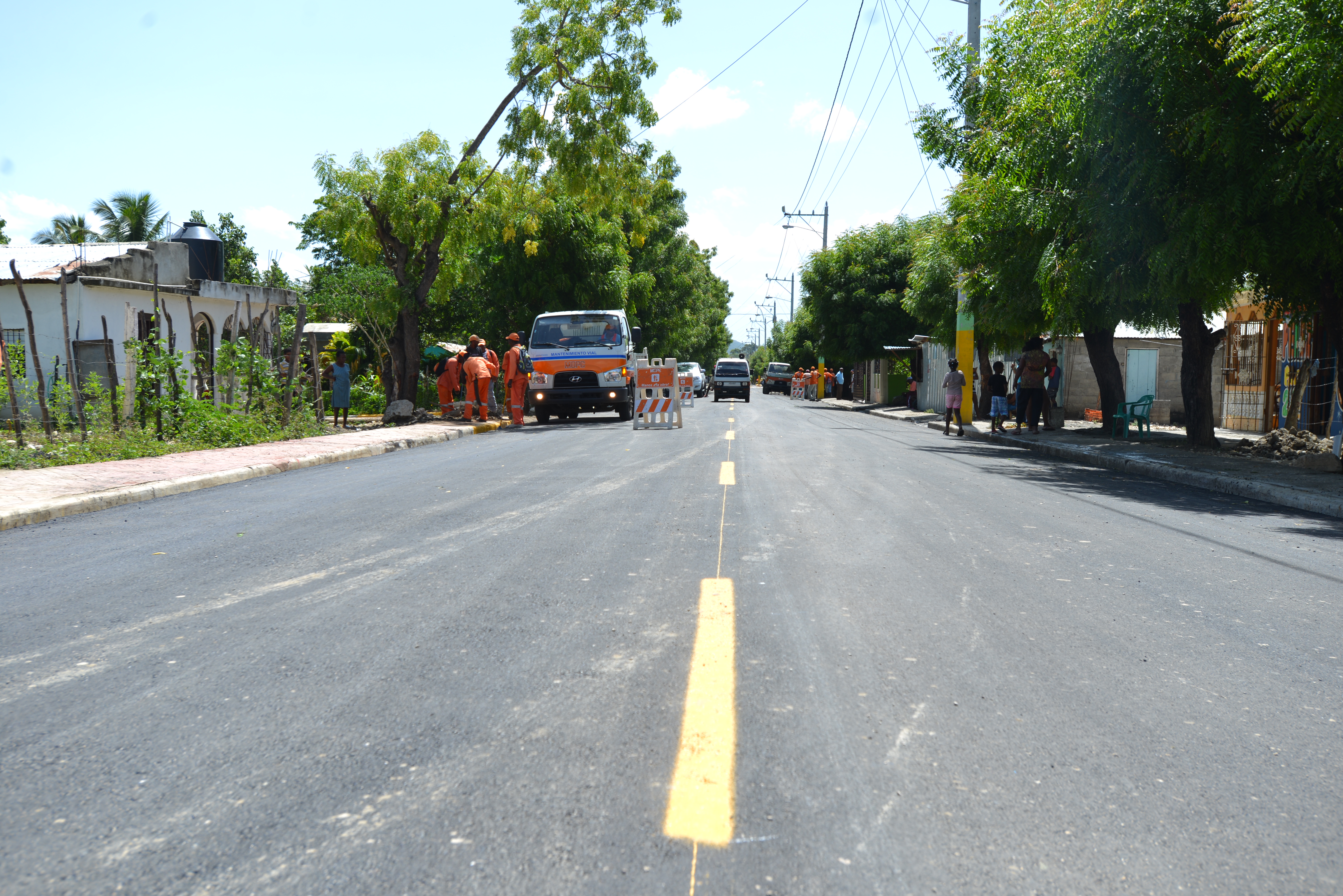  Obras Públicas concluye trabajos en carreteras  y asfaltado calles de Vallejuelo