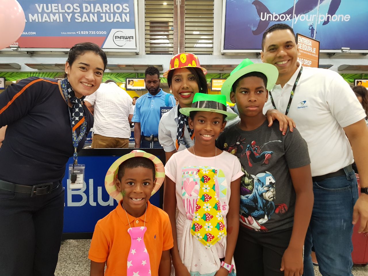  Aerodom celebra en aeropuertos la actividad “Pinta Caritas 2017”