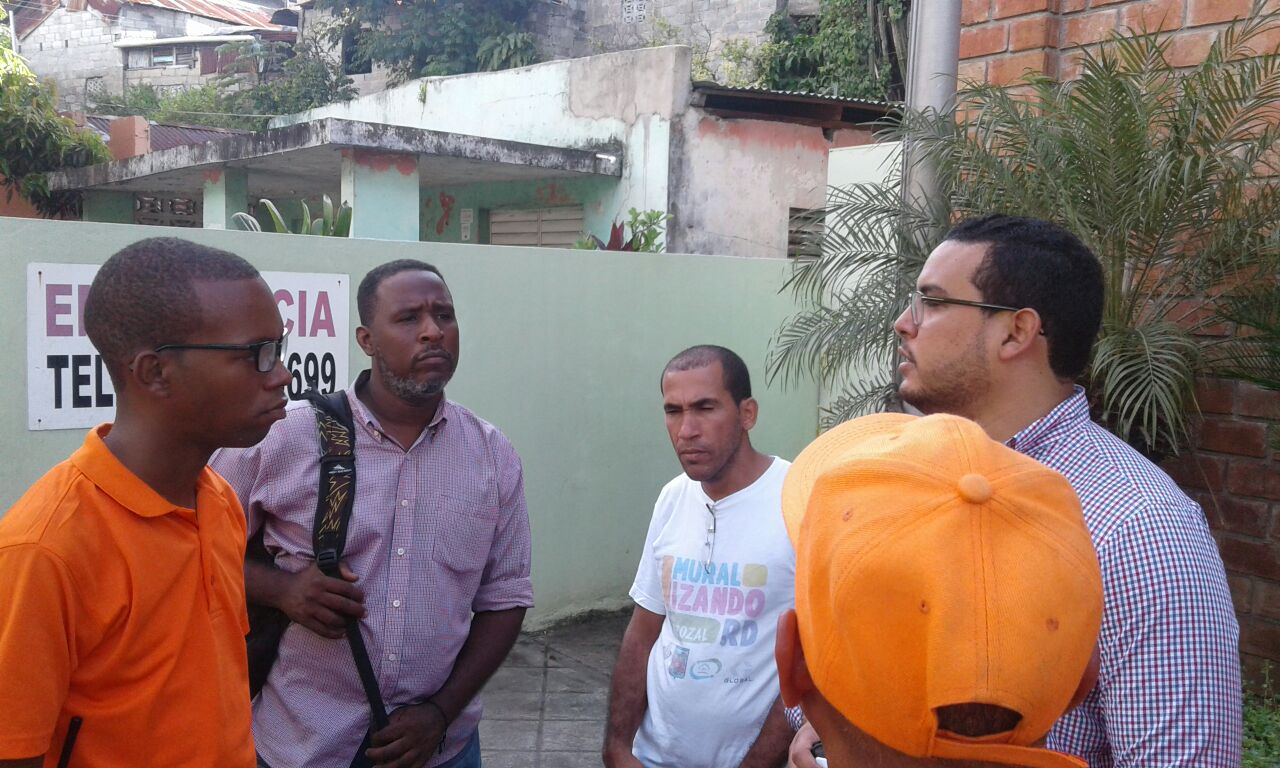  URBE coordina con organismos de socorro operativo de seguridad en Domingo Savio