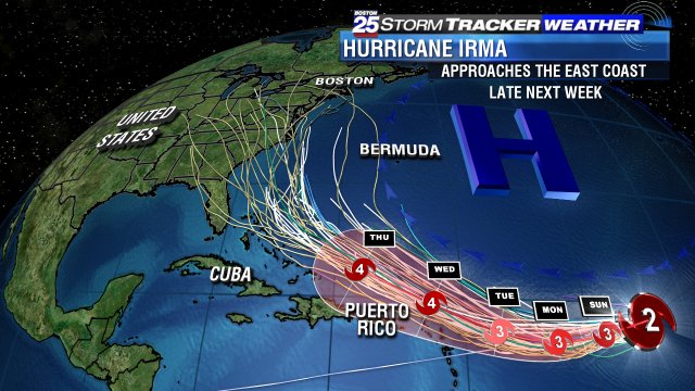  Huracán Irma podría pasar más cerca del Caribe indica el Centro de Huracanes