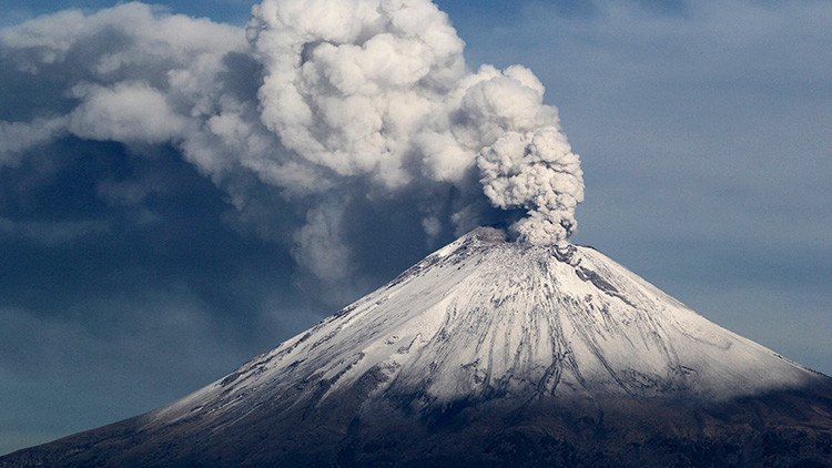  El volcán Popocatépetl hace erupción tras el terremoto en México