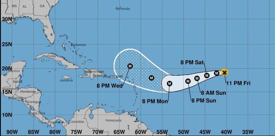  IRMA actualmente es un huracán categoría 2
