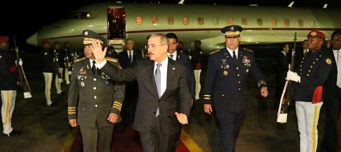 LLegada Presidente Danilo Medina
