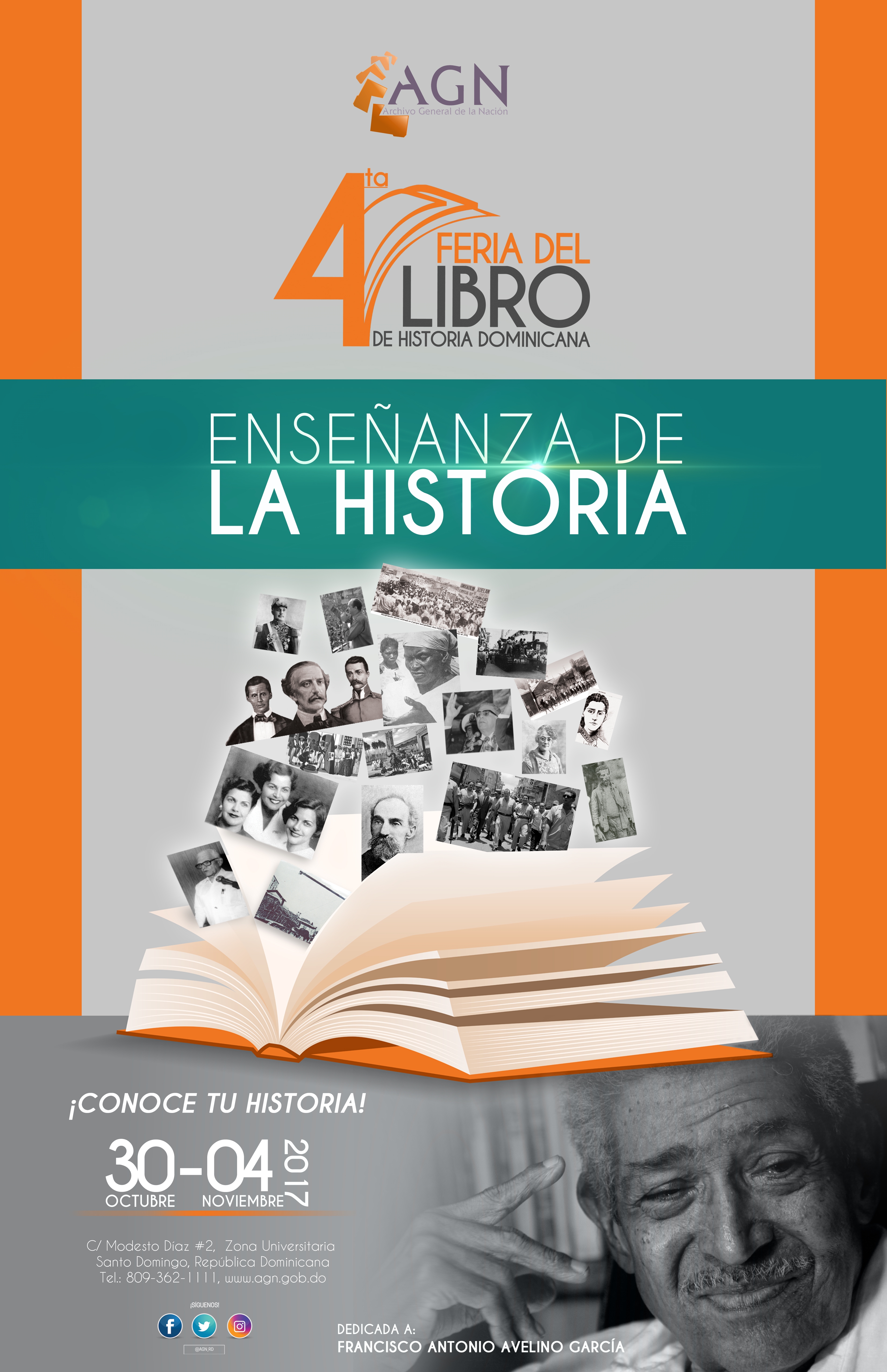  AGN pondrá en circulación 15 libros en la 4ta Feria del Libro de Historia Dominicana