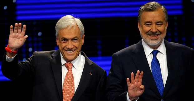  Sebastián Piñera 36.64 % y oficialista Alejandro Guillier 22.69% van segunda vuelta por Presidencia de Chile