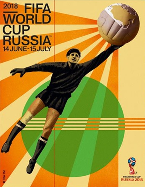 La FIFA reveló que Lev Yashin, considerado el mejor portero en la historia del fútbol, será la imagen de la próxima Copa del Mundo