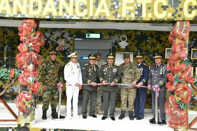  Fuerza de Tarea ciudad Tranquila (CIUTRAN) inaugura instalaciones en la comunidad de Santa Cruz, Villa Mella