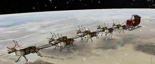  Aquí puedes conocer y ver en vivo el recorrido de Santa Claus en esta Navidad