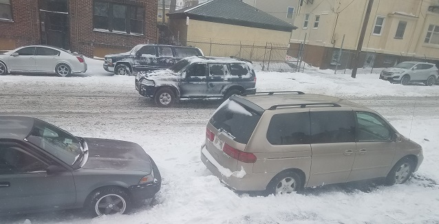  Tormenta de nieve afecta ciudad de Newark