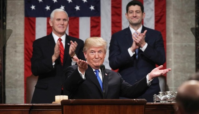  Presidente Donald Trump en su discurso Estado de la Unión, destaca logros extraordinarios de su primer año de gobierno