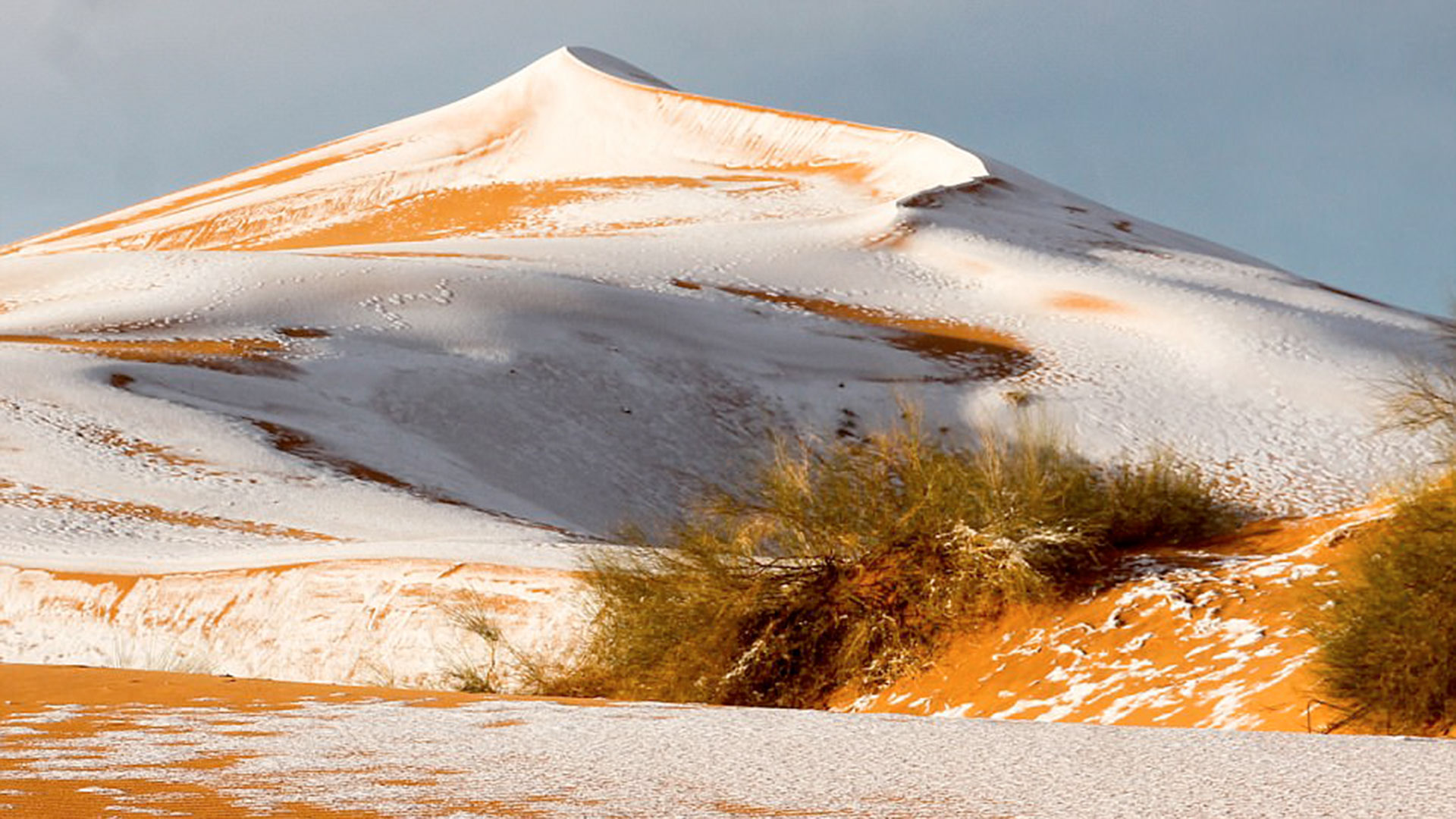  Nieve en el Sáhara por tercera vez en 40 años