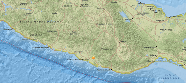  Sismo de magnitud 7,2 sacude el centro y sur de México