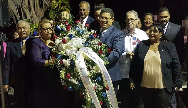  Dominicanos en Puerto Rico conmemoran el 174 aniversario de la Independencia Nacional