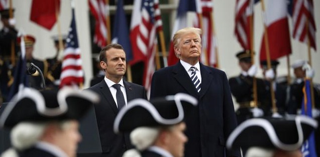  Macron se compromete con Trump a trabajar en “un nuevo acuerdo con Irán”