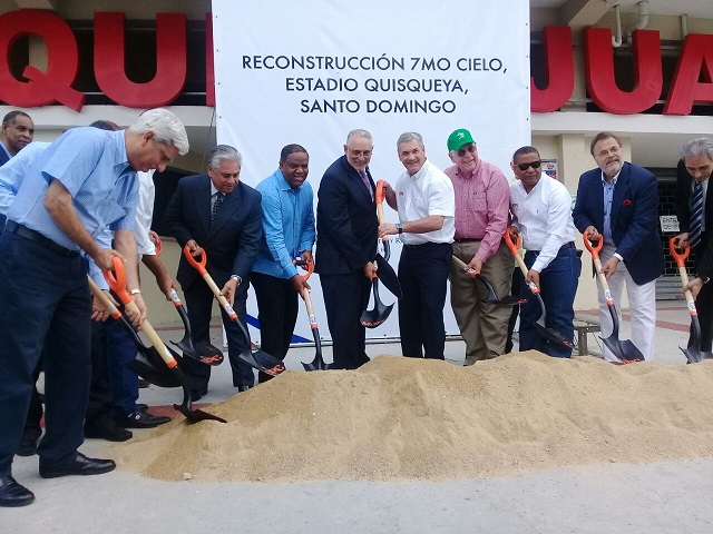  MOPC inicia construcción área de transmisión del Estadio Quisqueya