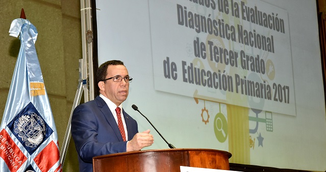  Ministro de Educación presenta resultados prueba nacional diagnóstica de tercer grado