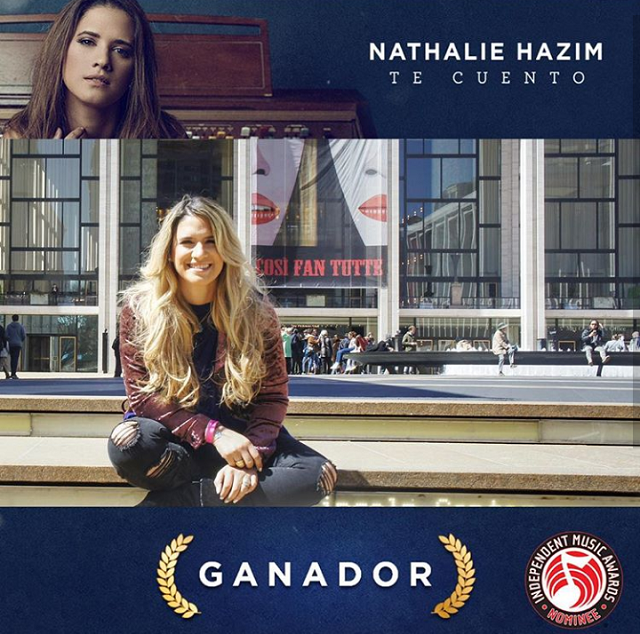  Nathalie Hazim gana los premios Independent Music Awards