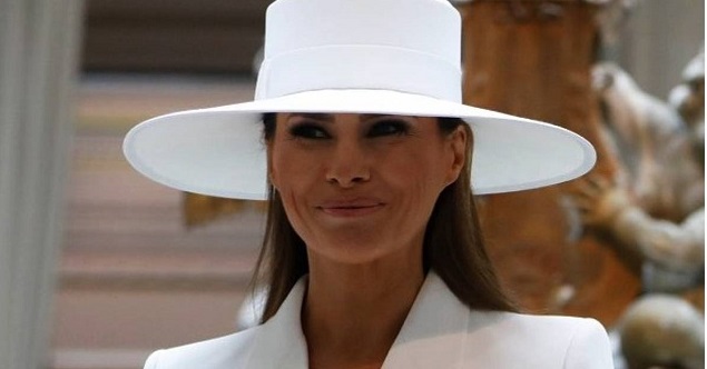  La imponente Melania Trump: Siempre es tendencia, sombrero blanco acapara miradas