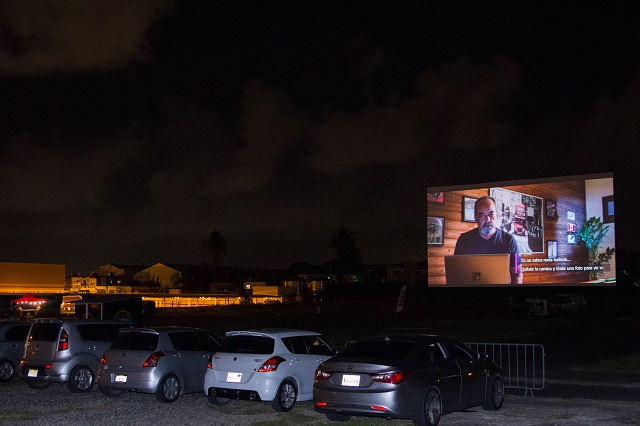  Gran apertura del Autocinema ubicada en los terrenos del antiguo aeropuerto de Herrera