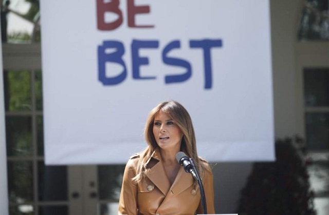  Melania Trump lanza Be Best, una campaña para mejorar la vida de los niños