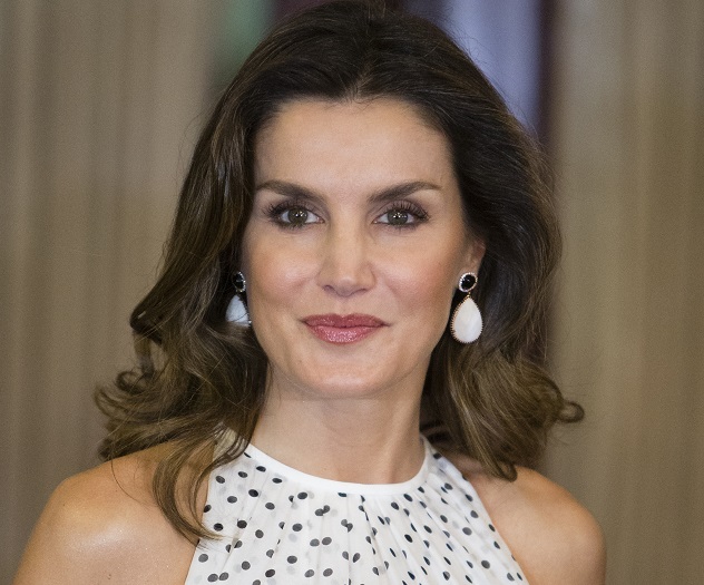  Doña Letizia y su vestido corte midi de 590 Euros, de la diseñadora Carolina Herrera, que deslumbró en su visita a República Dominicana