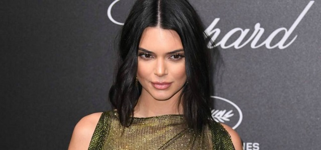  Kendall Jenner se deja ver con vestido transparente en Cannes