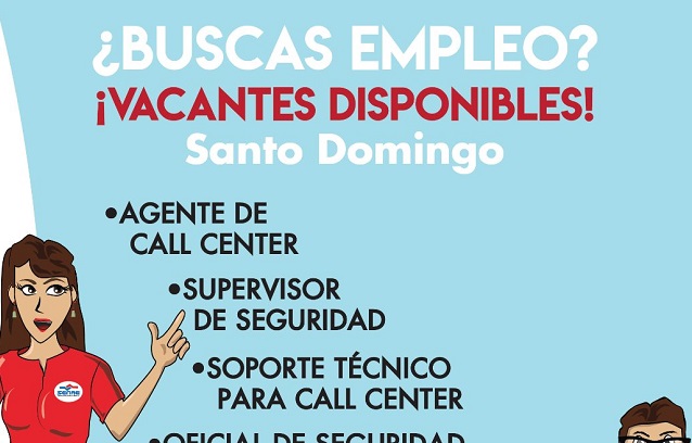  Ministerio de Trabajo invita a Jornada de Empleo para empresa de servicio