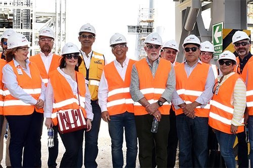  Empresarios visitan central termoeléctrica Punta Catalina, aseguran es un proyecto válido y beneficioso para el país