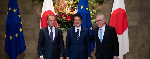  Japón y la UE firman un acuerdo de libre comercio en la cumbre de este martes en Tokio