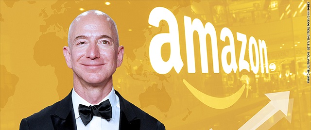  Jeff Bezos es ahora el hombre más rico de la historia moderna, con un patrimonio de USD 150 billones, USD 55 billones por encima de Bill Gates