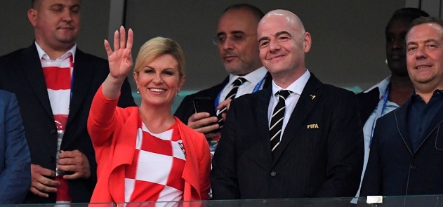  La presidenta croata se descontará de su sueldo los días que no trabajó por estar en el Mundial de Rusia