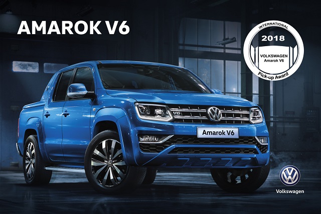  Pick Up Amarok de la firma Volkswagen fue reconocida como la camioneta del año con el premio “Internacional Pick-up 2018”