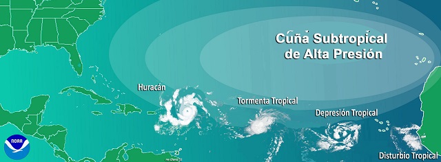  Centro  Nacional de Huracanes aumenta la posibilidad de que disturbio tropical se convierta en ciclón durante las próximas 48 horas