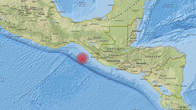  Se registra sin víctimas ni daños materiales un sismo de magnitud de 5,4 en México