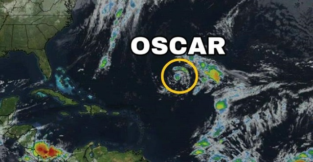  Tormenta Tropical Oscar alcanza categoría de huracán; se localiza en las Antillas Menores