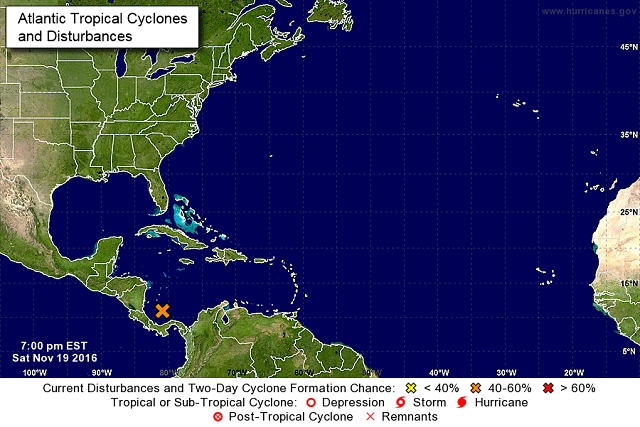  Centro Nacional de Huracanes da seguimiento a disturbio tropical que podría convertirse en ciclón en esta semana