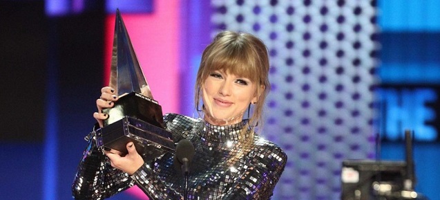  Taylor Swift la artista más premiada en los American Music Awards 2018; listado de ganadores