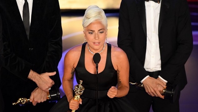  Potente e inspirador, así fue el emotivo discurso de Lady Gaga tras recibir el Oscar a mejor canción original por Shallow