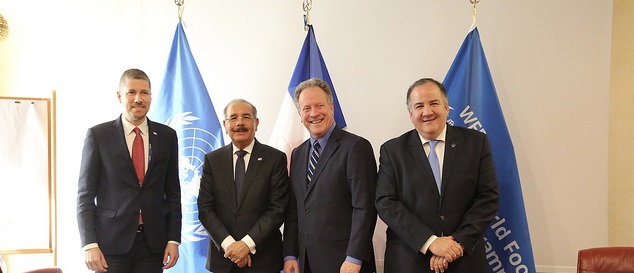  En Roma, presidente Danilo Medina da seguimiento a iniciativas de asistencia alimentaria con el director ejecutivo del PMA, David Beasley