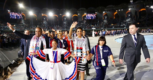  Primera dama encabeza delegación dominicana en apertura de los Juegos Mundiales de Olimpiadas Especiales