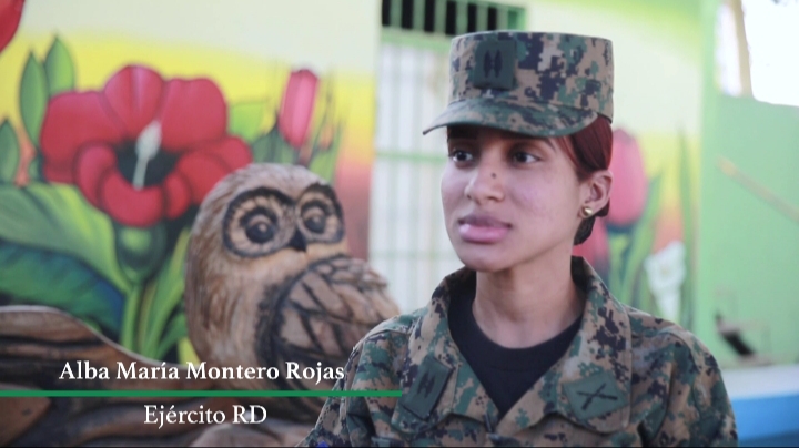  Alba Montero Rojas, primera mujer del Ejército de la República Dominicana que dirige recinto penitenciario