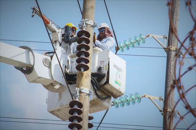  Anuncian suspensiones eléctricas por trabajo mantenimiento línea de alta tensión