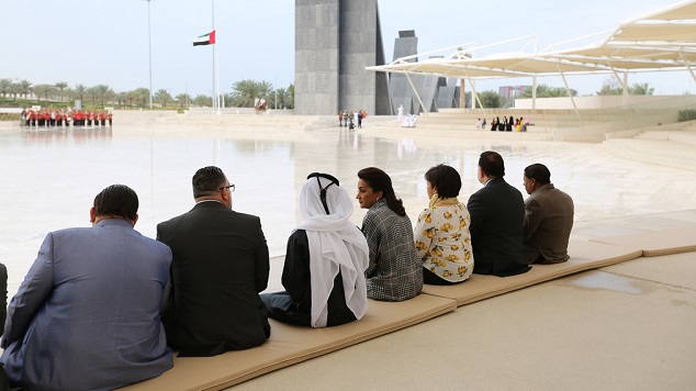  Primera dama Cándida Montilla visita Monumento a los Mártires en Abu Dabi