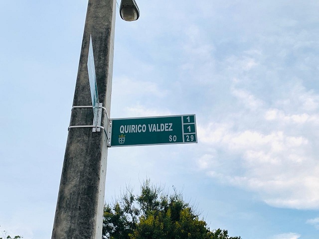  Ayuntamiento Distrito Nacional designa calle en nombre Quirico Valdez, revolucionario y regidor por el PLD en la década del 90