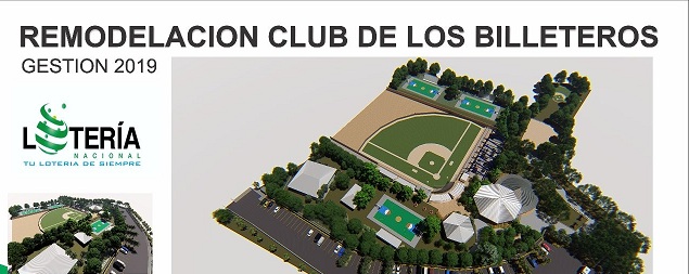  Lotería Nacional inicia remodelación del Club de los Billeteros