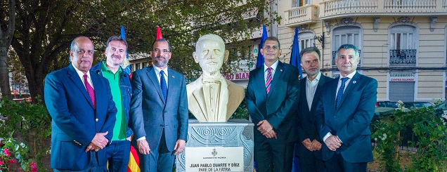  La ciudad de Valencia acoge al padre de la patria dominicana