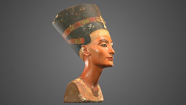  Publican por primera vez un escaneo interactivo en 3D del busto de la reina Nefertiti, que estuvo oculto por años