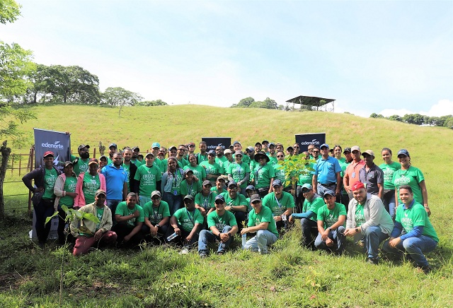  Voluntarios reforestan en Bonao